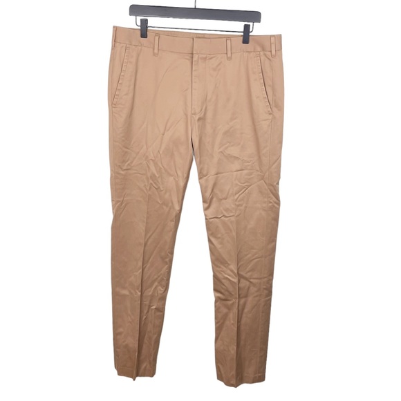 Bonobos Stretch Weekday Warrior Dress Pants Thursday Slim Fit Khaki Tan 34/34 - Picture 2 of 8